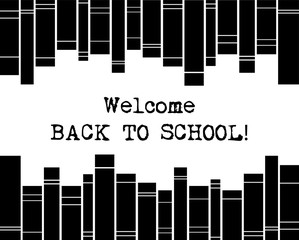 Back to School Book Isolated Vector Graphic Design