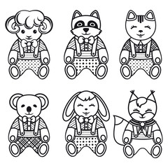 Kids toy set. Baby background. 