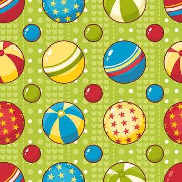 Child toy seamless pattern. Design element 