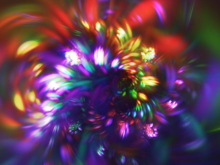 Abstract fractal background