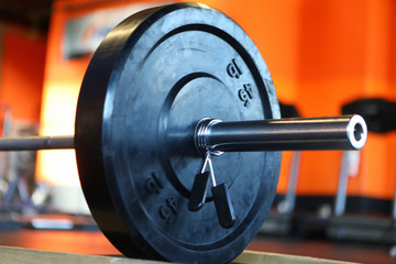 Obraz na płótnie Canvas Fitness Gym Weight Lifting