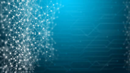 Abstract futuristic sci-fi raster background