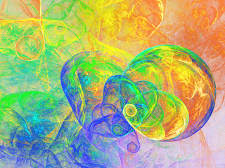 Abstract fractal background