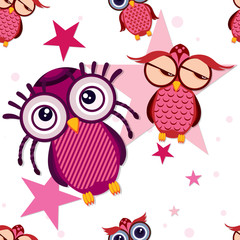 pattern owl graphic cartoon character