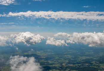 Looking from From Airplane Window Somewhere in Washington State