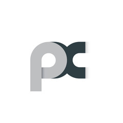 Initial Letter PX PC Linked Rounded Design Logo