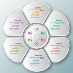 Abstract 3D Paper Infographics