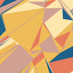 Fototapeta na wymiar Abstract background with colorful triangles for magazines, booklets or mobile lock screen