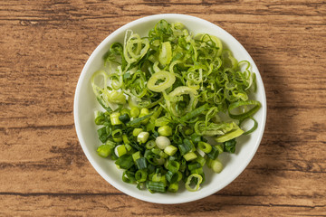 長ねぎ　薬味　Japanese vegetables with green onion