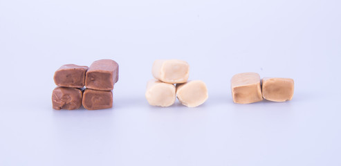 candies. caramel candies. caramel candies on a background. caramel candies on a background