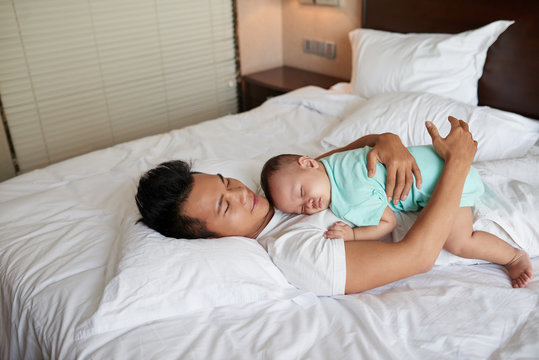 Sleeping with dad