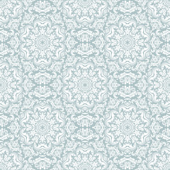 Seamless classic light blue and white pattern. Traditional orient ornament. Classic vintage background