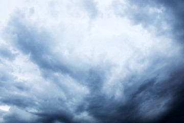 Obraz premium Rain clouds is coming.