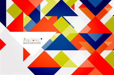 Triangle pattern design background