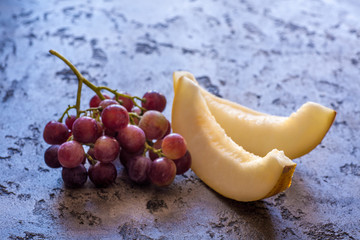 Grapee with melon