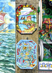 Italy,Amalfitan coast,Vietri; ceramics