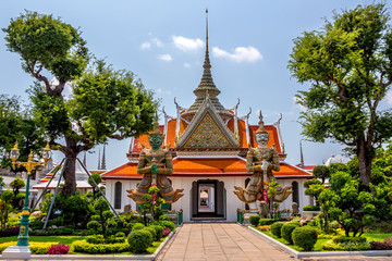 Beautiful buddhist temple in Bangkok