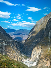 Tigersprung Schlucht in Yunnan, China