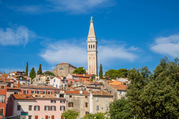 Fototapeta premium Panorama von Rovinj, Kroatien, Istrien