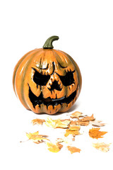Halloween decoration background. Isolated