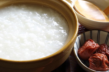 お粥　rice porridge(congee)