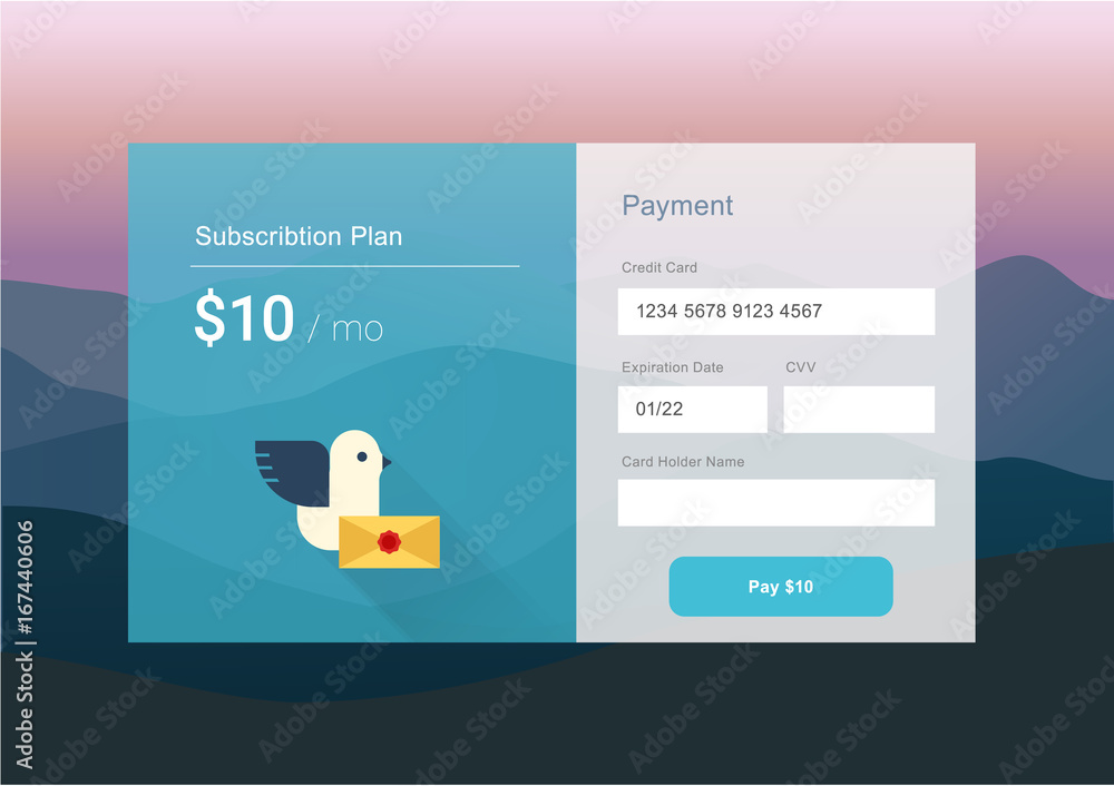 Wall mural ui for web and mobile