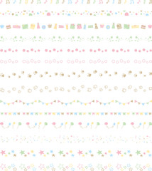 手書き　ライン　セット