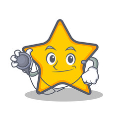 Doctor star character cartoon style © kongvector
