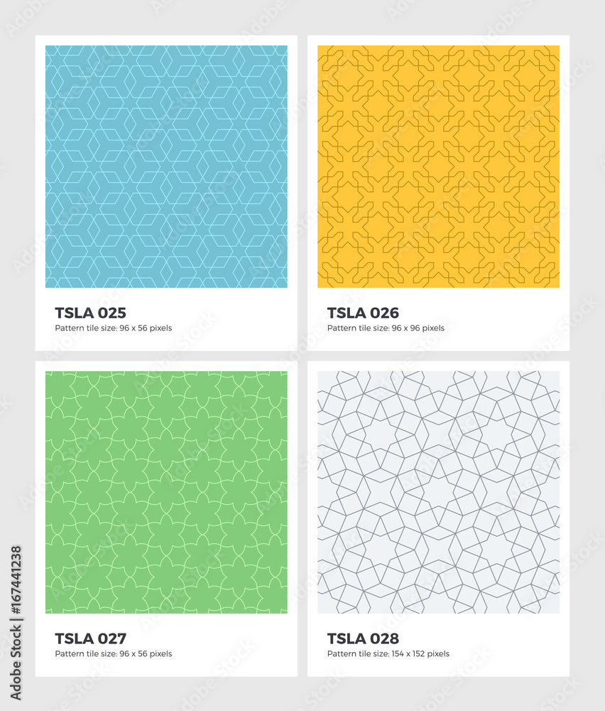 Poster tessellation geometry pattern 07