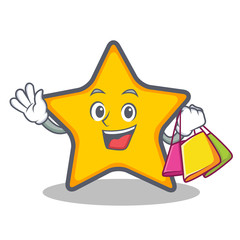 Shopping star character cartoon style © kongvector