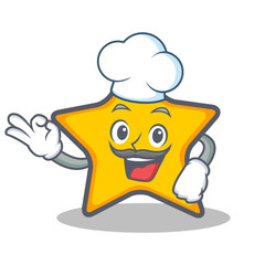 Chef star character cartoon style © kongvector