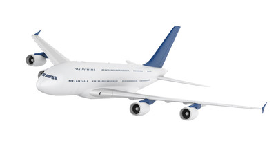 Fototapeta premium Commercial Aircraft Isolated