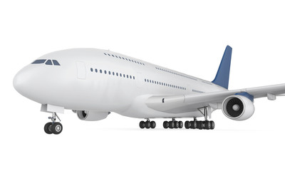 Commercial Aircraft Isolated