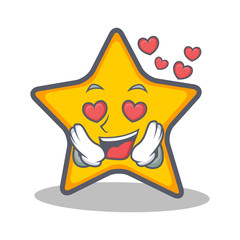 In love star character cartoon style © kongvector
