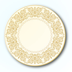 Western Porcelain Plate