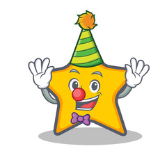 Clown star character cartoon style © kongvector