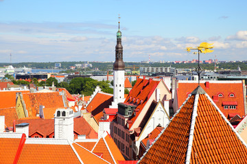Obraz premium Cityscape of Tallin