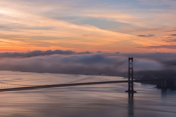 Sunrise at the Golden Gate Bridge