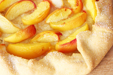 peach  galette