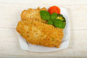 Chicken with sesame seeds