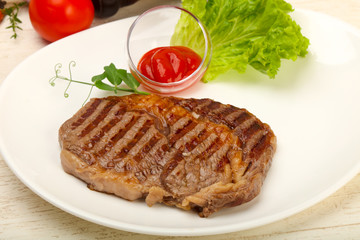Rib eye steak