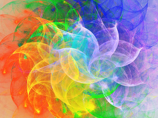 Abstract fractal background