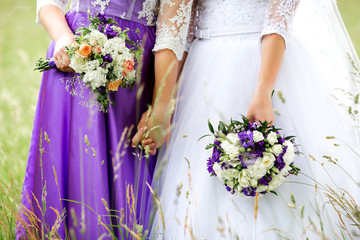 Bride with a friend