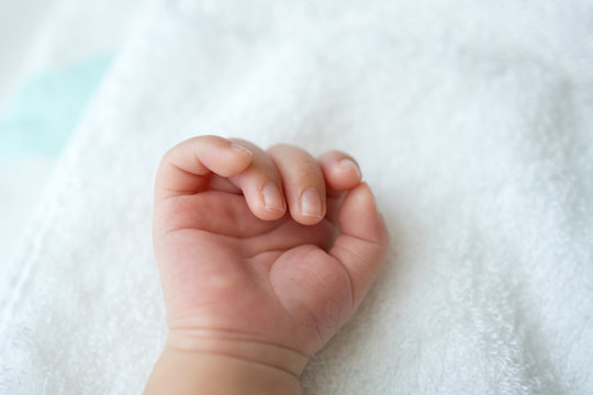 赤ちゃんの手（生後0ヶ月）