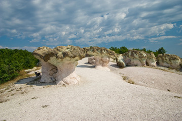 The Stone Mushrooms is a rock phenomenon near Beli Plast village in Bulgaria, on the road between...