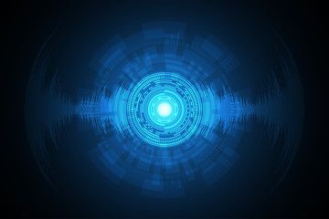 Vector abstract background technology concept.