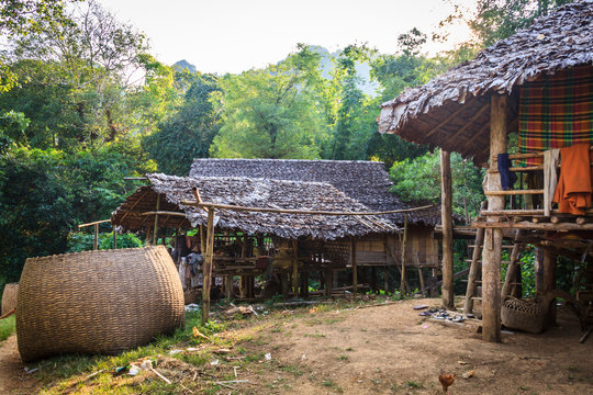 Karen village Beautiful nature Sufficient lifestyle Tha Song Yang District, Tak Province, Thailand