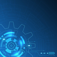 Vector abstract background technology concept.