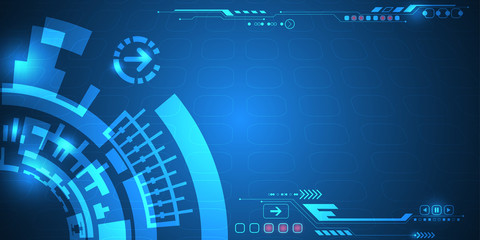 Vector abstract background technology concept.