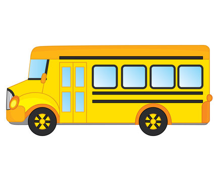 Vector School Bus 